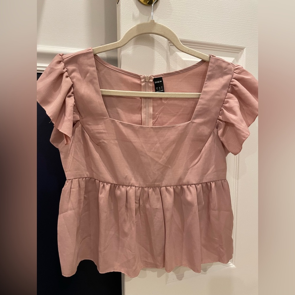 BUNDLE & SAVE - square neck ruffle sleeve top